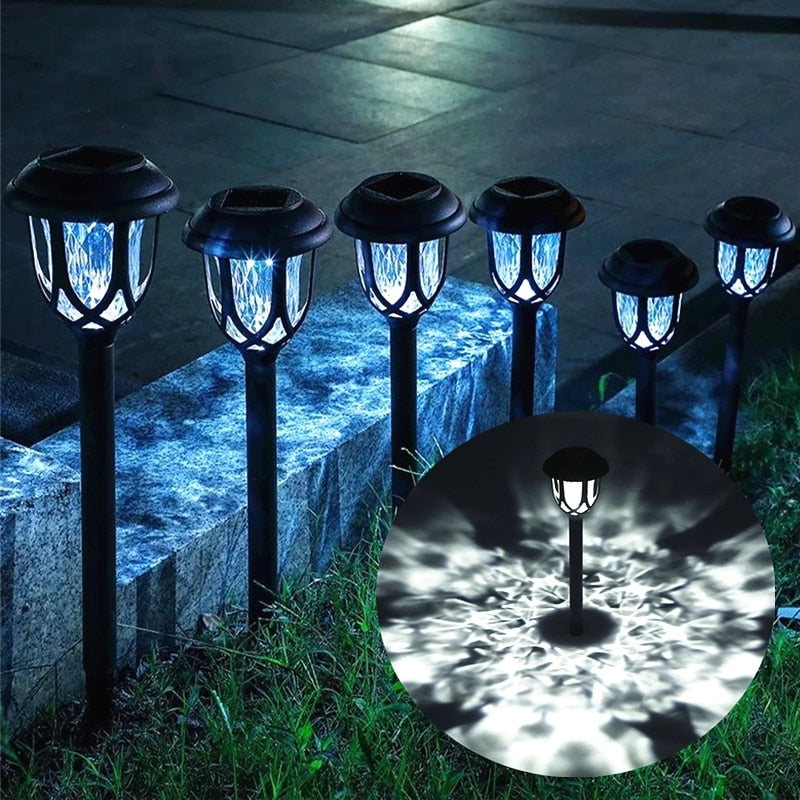 Solar-Powered Pathway Lamps
